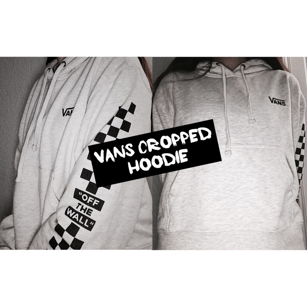 VANS cropped hoodie